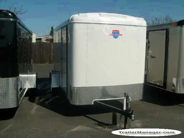 12FT S/A WHITE With Double Door