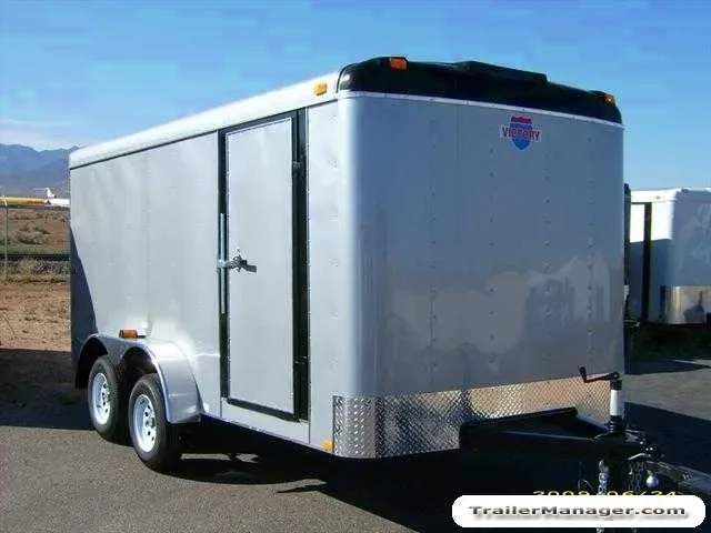 14FT TA SILVER CARGO TRAILER