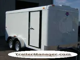 14FT CARGO WHITE With Double Door