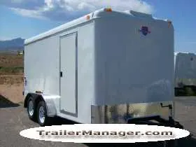 14FT WHITE With Double Door
