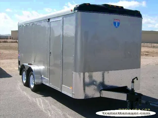 16FT PEWTER TA CARGO TRAILER