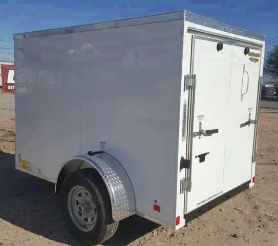8ft Enclosed Cargo Trailer with Ramp