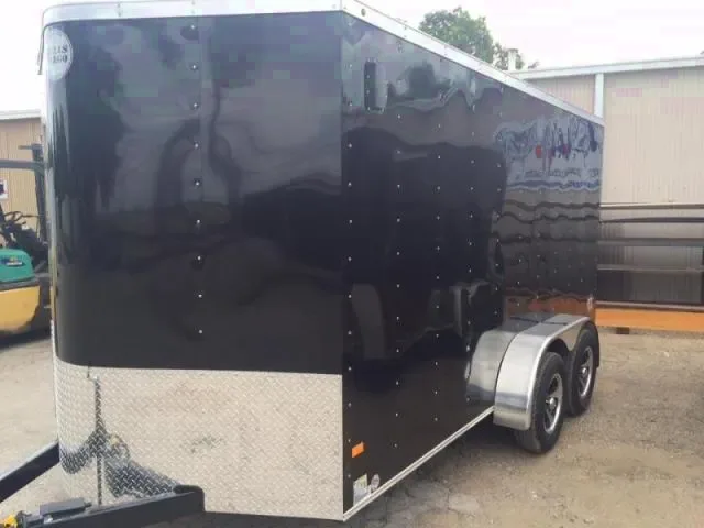 Black 14ft TA Cargo Trailer