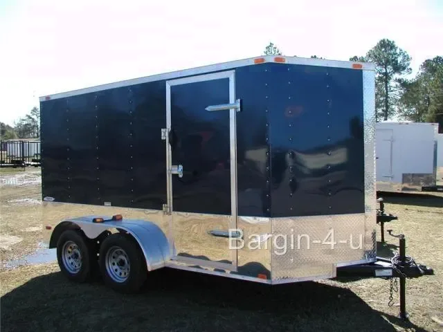 2026 Brand New Model 6x12 Tandem Axle, V-Nosed Enclosed Trailer