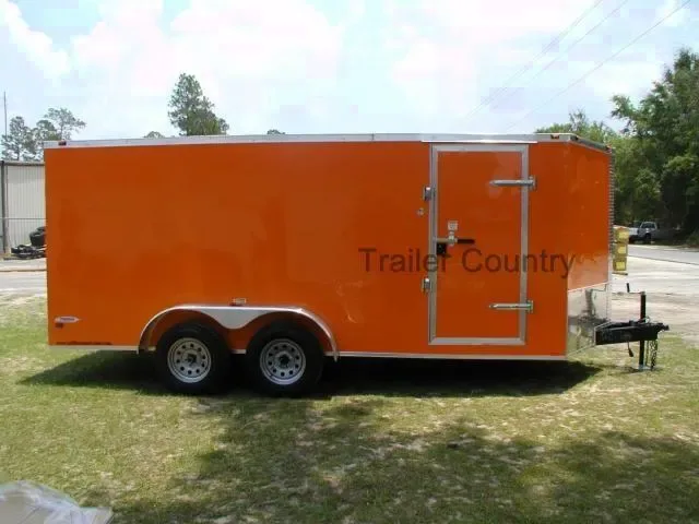 2026 Brand New Elite Series 7x16 Tandem Axle, V-Nosed Enclosed Trailer