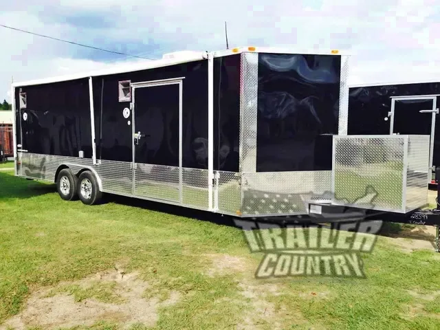 2026 NEW 8.5 x 24 Enclosed Carhauler Loaded W/Options & Race Ready 2 Package