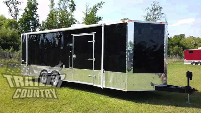 2026 NEW 8.5 x 24 Tandem Axle, LOADED W/UPGRADED OPTIONS Toy Car Hauler Cargo Trlr