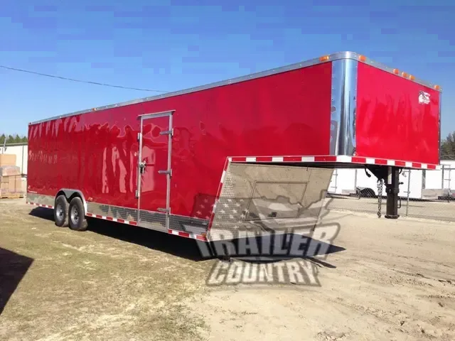 2026 NEW 8.5 x 26 + 8' RISER Tandem Axle Enclosed Gooseneck Cargo Trailer