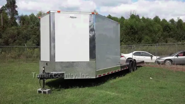 2026 Brand New Model 8.5 x 30 Hybrid Enclosed Cargo + Open Deck Utility Trailer