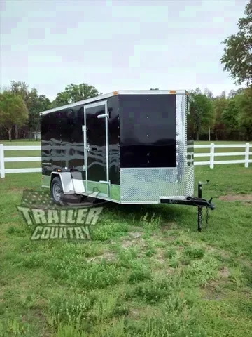 2026 New All American Series 6x12 Single Axle, V-Nosed Enclosed Trailer