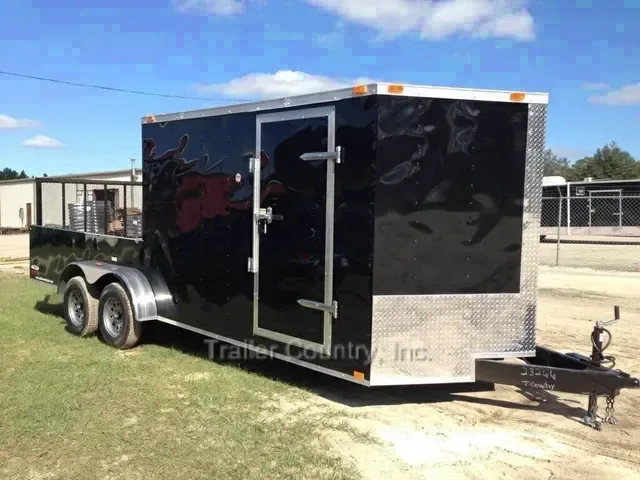 2026 Brand New Model 7 x 20 Tandem Axle, Hybrid Enclosed Cargo + Open Deck Utility Trailer