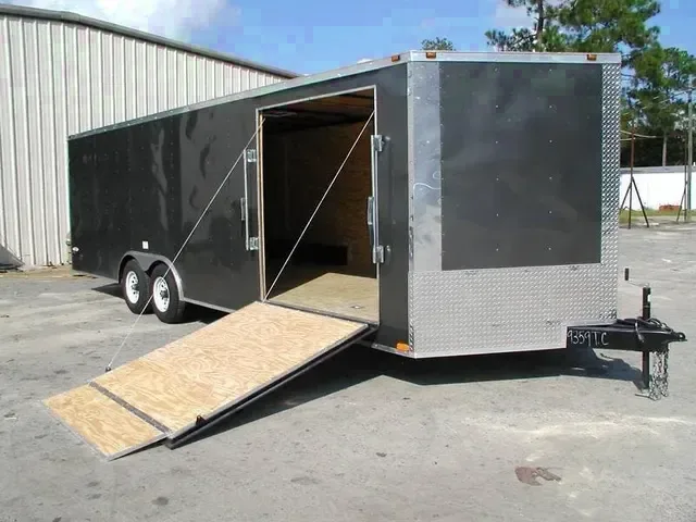 2026 New Model HEAVY DUTY Custom 8.5 x 24 Tandem Axle, Enclosed/Carhauler Trailer. (10,400 LB GVWR)