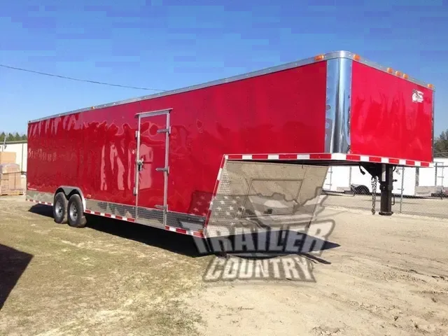2026 NEW 8.5 x 26 + 8' RISER Tandem Axle Enclosed Gooseneck Cargo Trailer