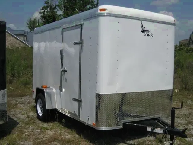 Compact 2026 6x12 Enclosed Cargo Trailer – Single Axle Efficiency