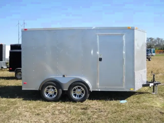 White 14FT Cargo Trailer