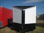 White/Blackout 16ft Enclosed Cargo Trailer