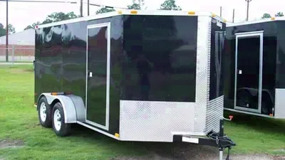 16FT ENCLOSED BUMPER PULL CARGO TRAILER