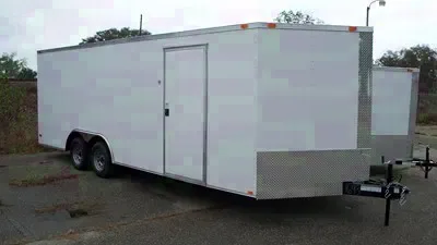 24FT CARGO TRAILER W/2- 7000 LB AXLES