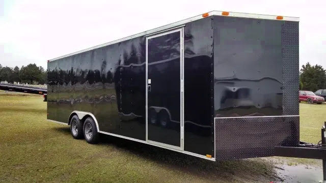 BLACKOUT 24FT LOADED CARGO TRAILER