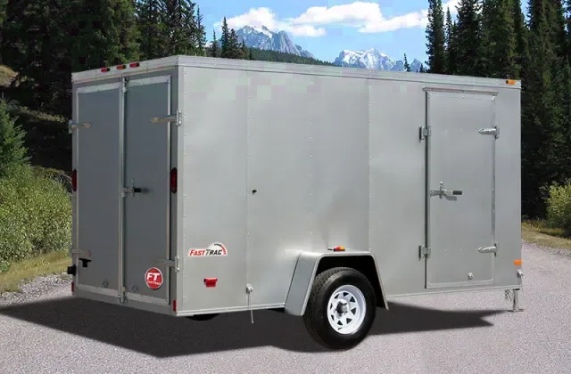 10ft Single Axle Cargo with Double Rear Doors