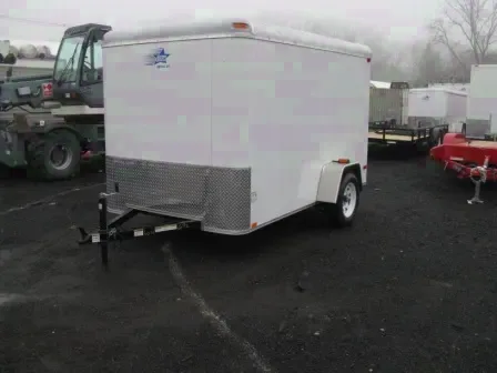 10ft White Cargo Trailer