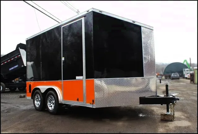 12FT TA BLACK CARGO TRAILER