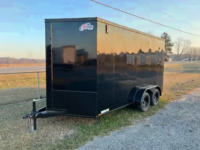 Black 14ft Cargo Trailer w/Blackout Package