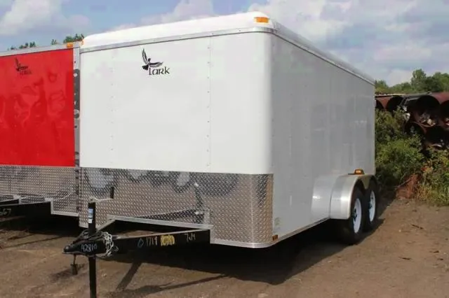14ft TA  Cargo Trailer with Double Rear Door