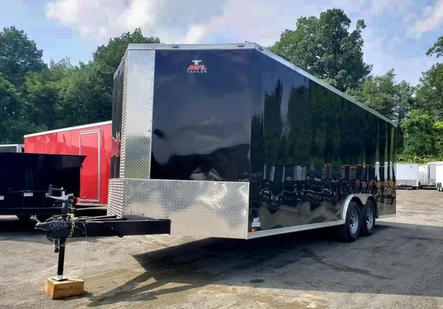 20ft Black Enclosed Cargo Trailer/Car Hauler