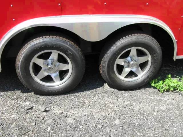 18ft Enclosed Trailer w/3500# Leaf Spring Axles  w/Elec Brakes