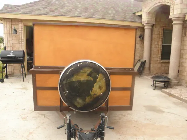 USED Homemade 8x5x4 Enclosed Cargo Trailer - Mcallen, TX