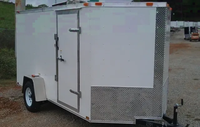 Single 3500lb Axle 10ft Enclosed Trailer