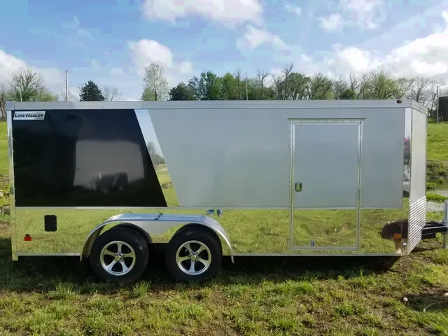 HAULMARK LOW HAULER 7X6 ENCLOSED CARGO MOTORCYCLE TRAIL