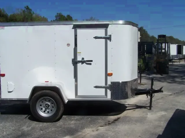 8FT  CARGO- ENCLOSED V-NOSE TRAILER