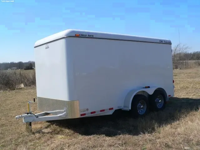 14FT WHITE OUT TRAILER WITH MATCHING HITCH