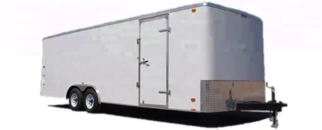 WHITE 20FT TANDEM AXLE-FLAT FRONT