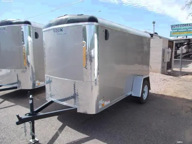 AZB 8ft Cargo w/ Single Rear Door Flat Front