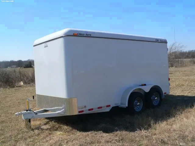 Cargo White 16ft Enclosed Trailer - Single Rear Door