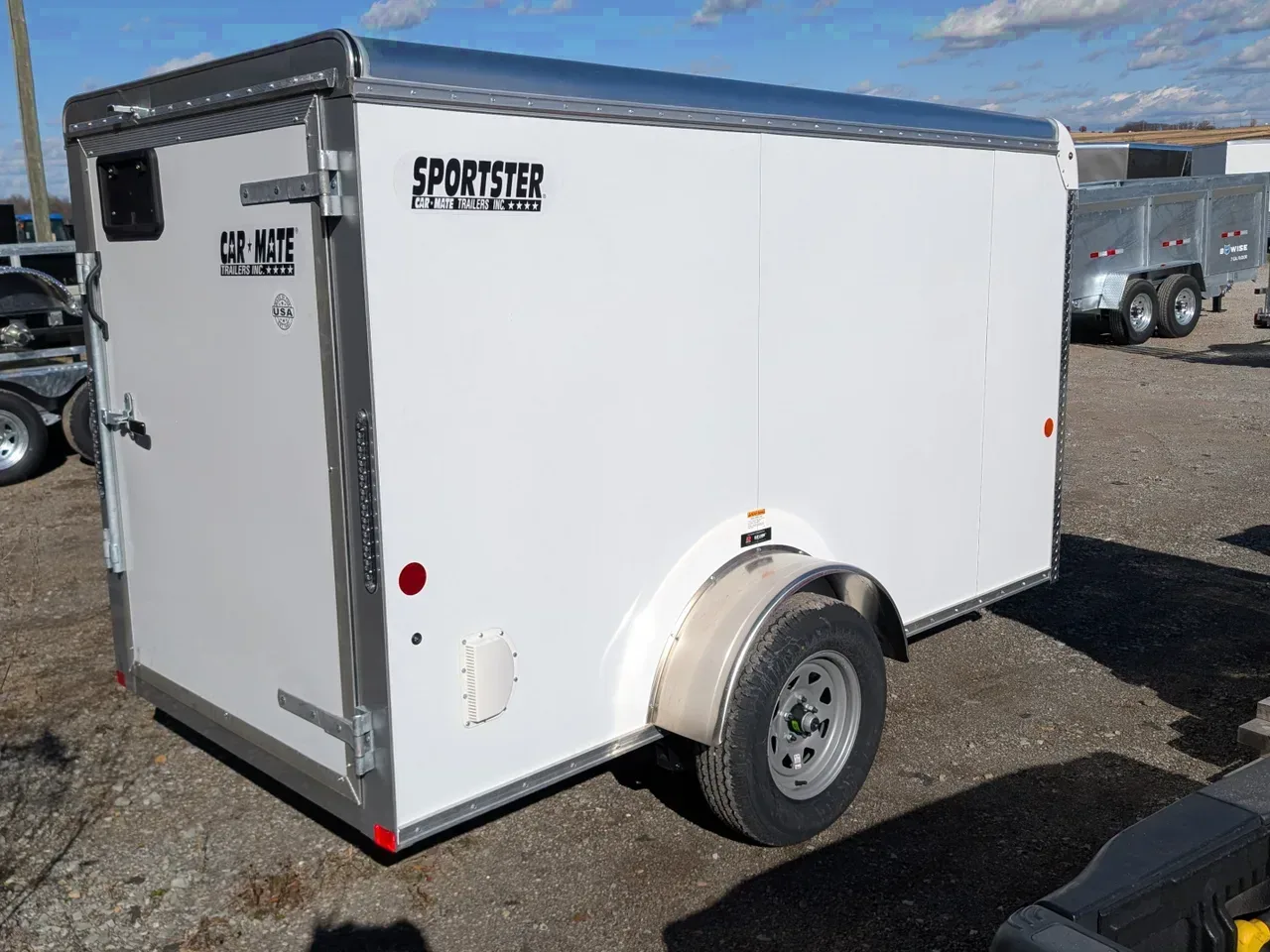 2026 Car Mate 5x10 Sportster Cargo Trailer w/ Barn Door