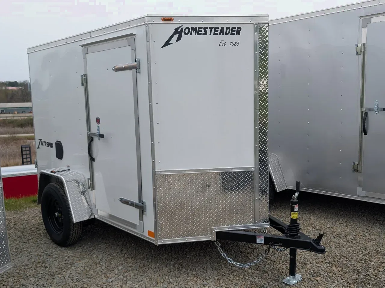 2026 Homesteader 5x8 Intrepid V-Nose Cargo Trailer w/ Ramp Door
