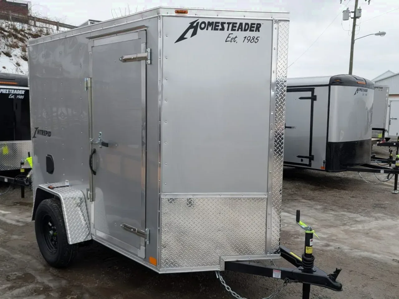 2027 Homesteader 5x8 Intrepid V-Nose Cargo Trailer w/ Double Barn Doors