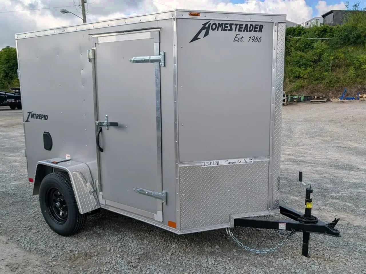 2027 Homesteader 5x8 Intrepid V-Nose Cargo Trailer w/ Double Barn Doors