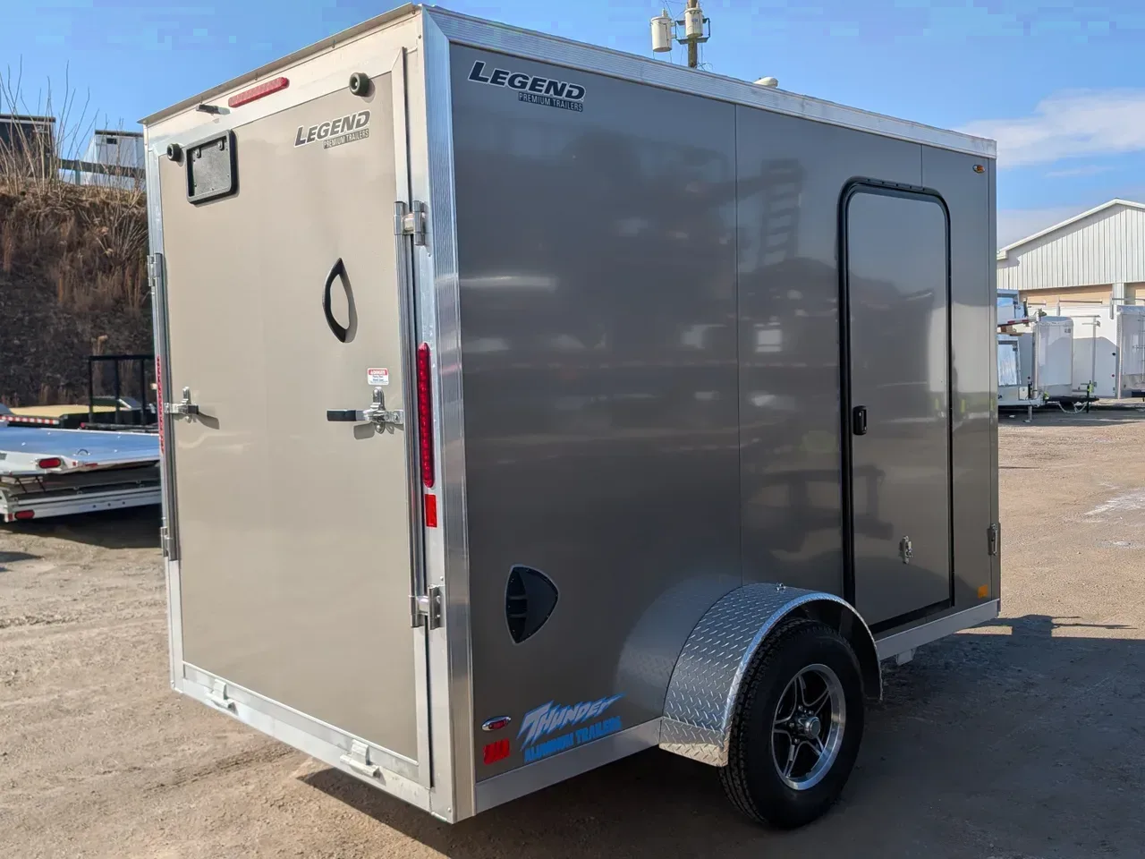 2026 Legend 6x10 + 1' V Thunder Cargo Trailer w/ Ramp Door