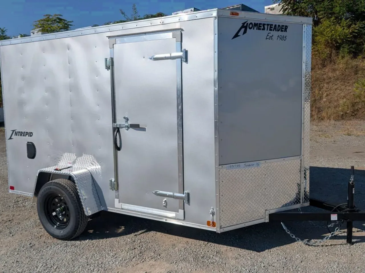 2026 Homesteader 6x10 Intrepid V-Nose Cargo Trailer w/ Barn Doors