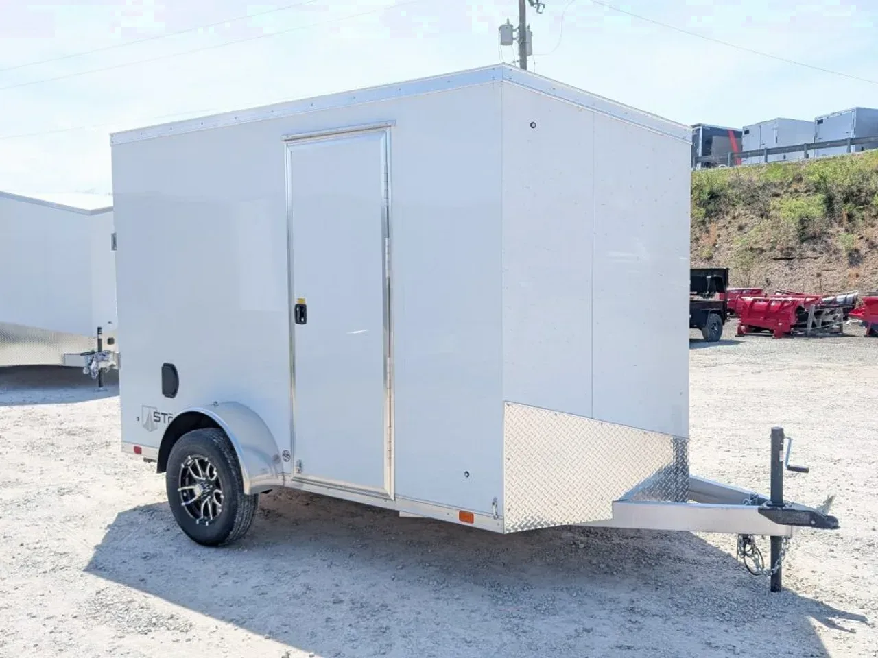 NEW 2027 ATC 6x10 + 2' V-Nose "STo300" Aluminum Cargo Trailer w/ Ramp