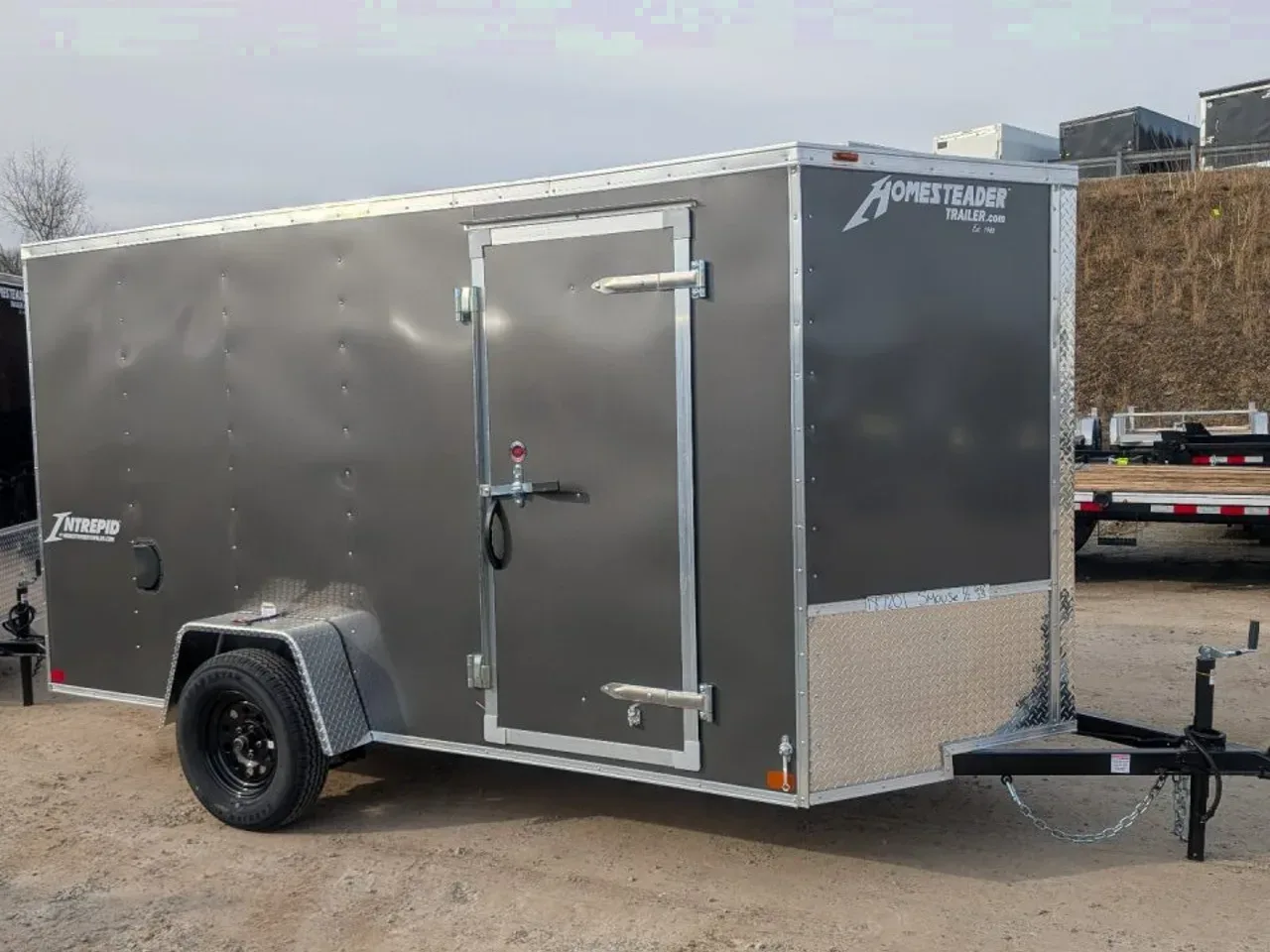 2027 Homesteader 6x10 Intrepid V-Nose Cargo Trailer w/ Ramp Door