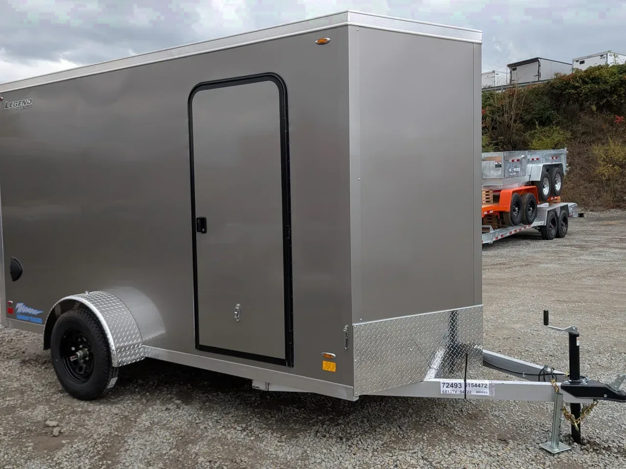 2026 LEGEND 6x12 + 1' V Thunder V-Nose Cargo Trailer w/ Ramp