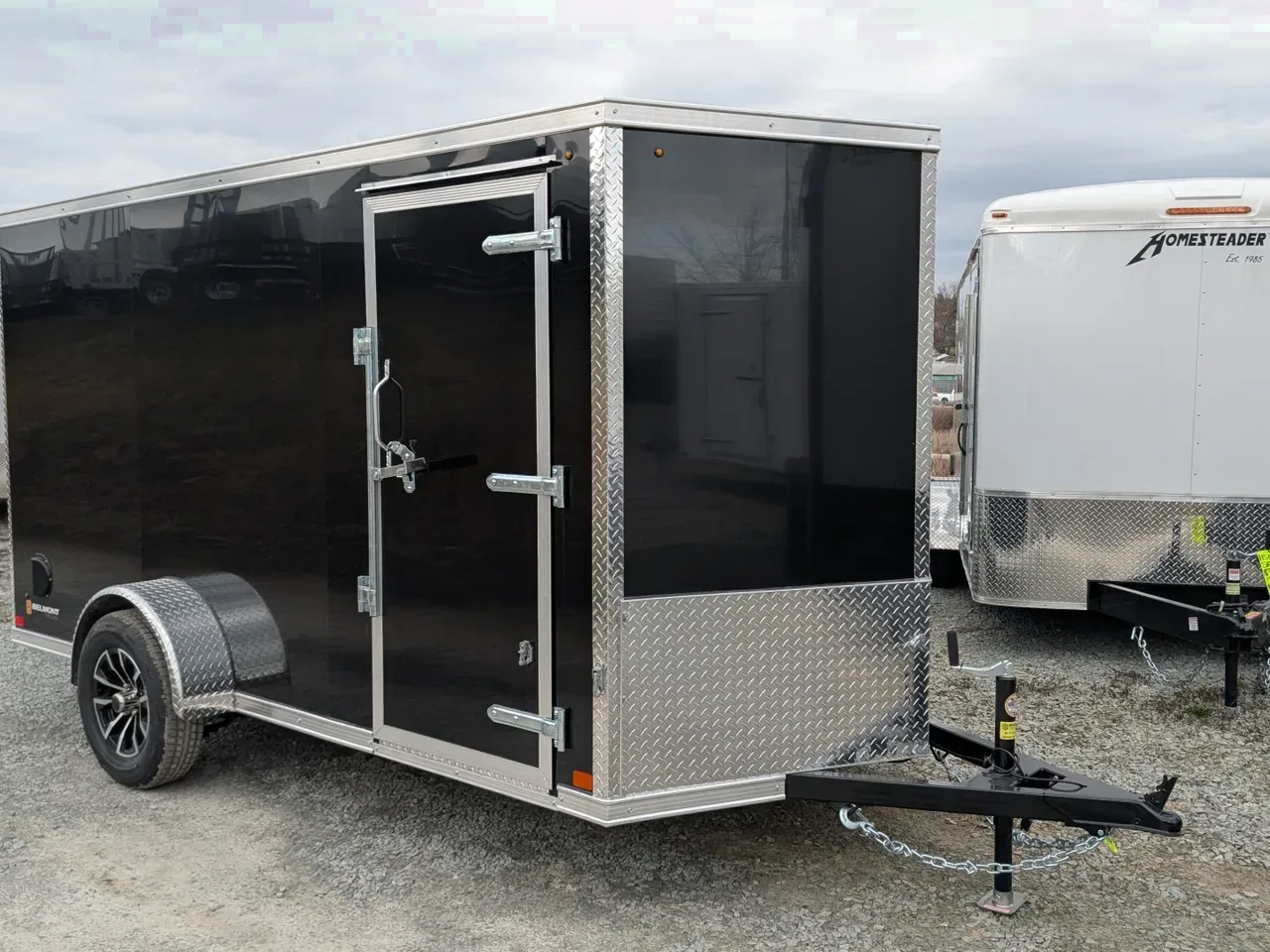 2026 BELMONT 6x12 TM V-Nose Cargo Trailer w/ Ramp (POLYCOR EXTERIOR!!!)