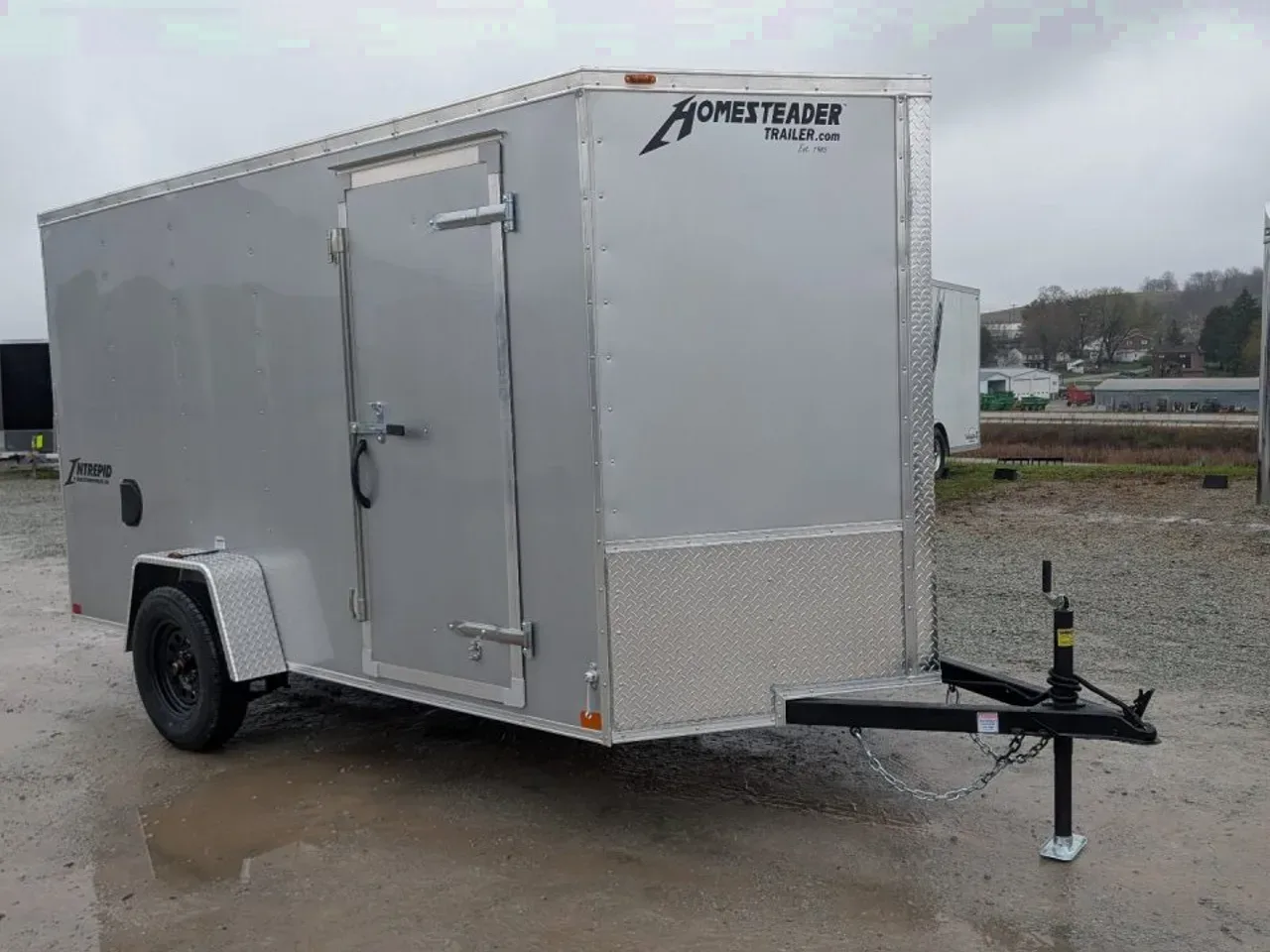 2026 Homesteader 6x12 Intrepid V-Nose Cargo Trailer w/ Ramp Door