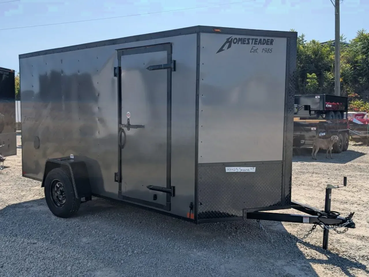 2026 Homesteader 6x12 Intrepid V-Nose Cargo Trailer w/ Ramp Door
